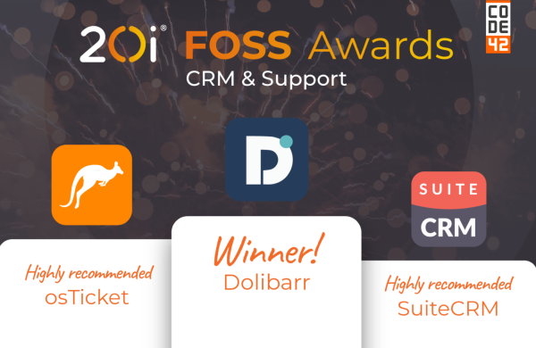 Dolibarr, logiciel de gestion remporte le Foss Award